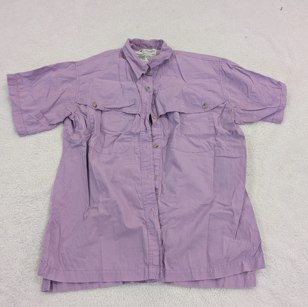 Columbia Purple Short Sleeve Shirt